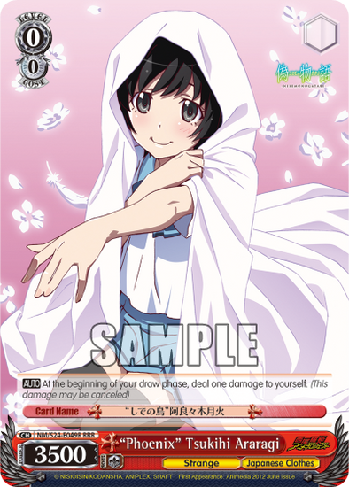 "Phoenix" Tsukihi Araragi - NM/S24-E049R - Triple Rare available at 401 Games Canada