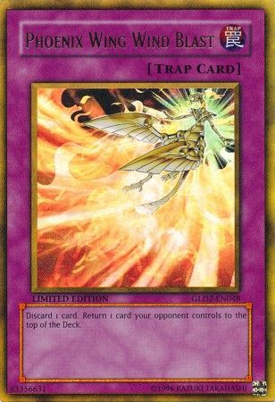 Phoenix Wing Wind Blast - GLD2-EN048 - Gold Rare - Limited Edition available at 401 Games Canada