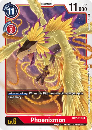 Phoenixmon - BT2-019 - Rare available at 401 Games Canada