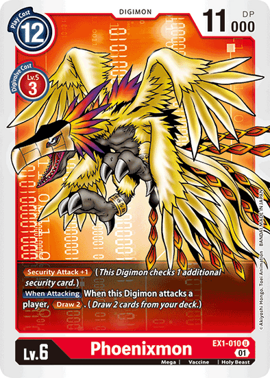 Phoenixmon - EX1-010 - Uncommon available at 401 Games Canada