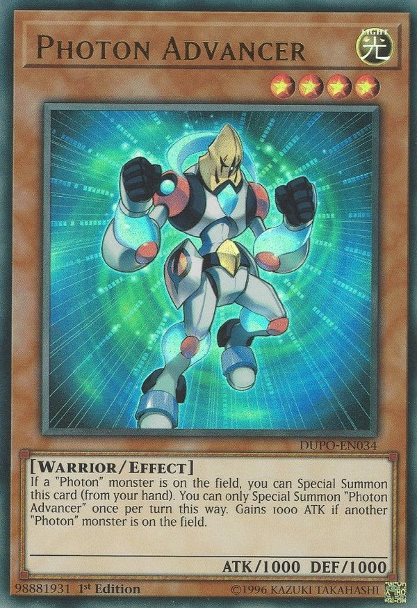 Photon Advancer - DUPO-EN034 - Ultra Rare - 1st Edition available at 401 Games Canada