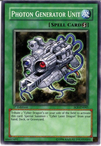 Photon Generator Unit - SOI-EN045 - Common - 1st Edition available at 401 Games Canada