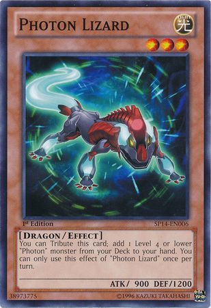 Photon Lizard - SP14-EN006 - Starfoil Rare - 1st Edition available at 401 Games Canada