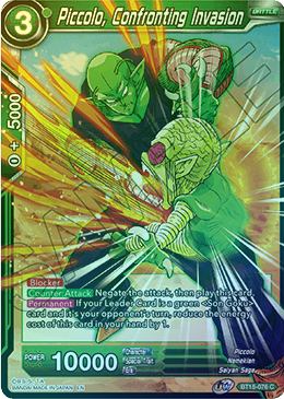 Piccolo, Confronting Invasion - BT15-076 - Common (FOIL) available at 401 Games Canada