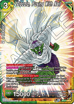 Piccolo, Fusing With Nail - BT17-139 - Rare (Foil) available at 401 Games Canada