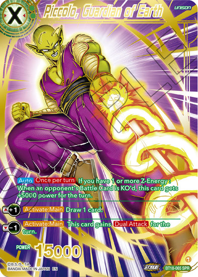 Piccolo, Guardian of Earth - BT18-065 - Special Rare available at 401 Games Canada