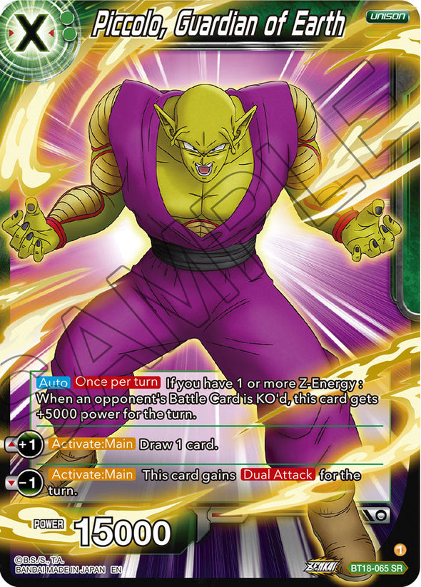 Piccolo, Guardian of Earth - BT18-065 - Super Rare available at 401 Games Canada