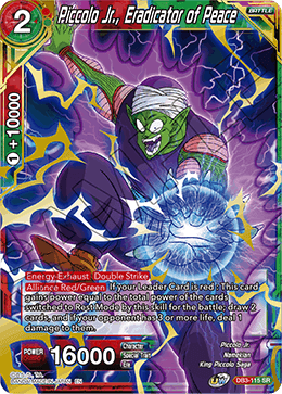 Piccolo Jr., Eradicator of Peace - DB3-115 - Super Rare available at 401 Games Canada