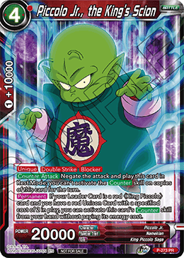 Piccolo Jr., the King's Scion - P-273 - Tournament Promo available at 401 Games Canada