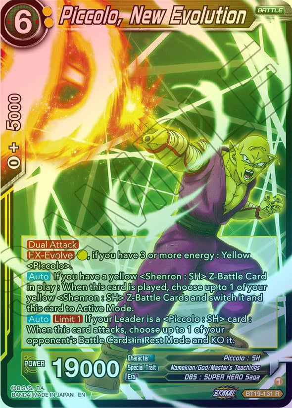 Piccolo, New Evolution - BT19-131 - Rare (Foil) available at 401 Games Canada