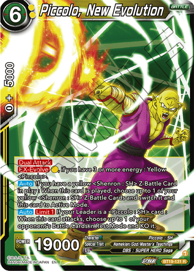 Piccolo, New Evolution - BT19-131 - Rare available at 401 Games Canada