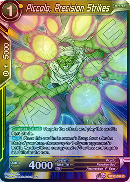 Piccolo, Precision Strikes - BT12-094 - Common (FOIL) available at 401 Games Canada