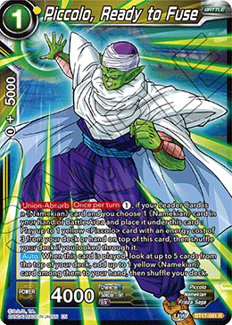 Piccolo, Ready to Fuse - BT17-091 - Rare available at 401 Games Canada