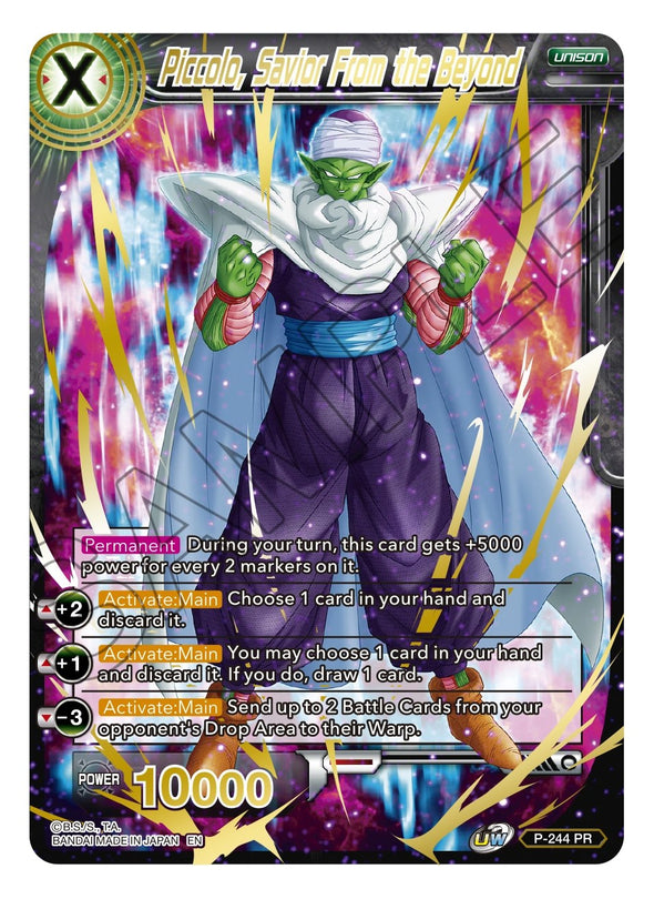 Piccolo, Savior From the Beyond - P-244 - Common (Gold Stamped) available at 401 Games Canada