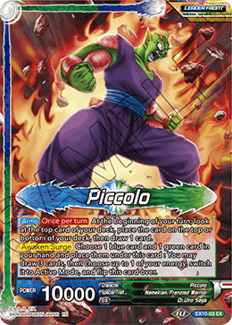 Piccolo // Son Gohan & Piccolo, Surge of Consciousness - EX10-03 - Expansion Rare available at 401 Games Canada