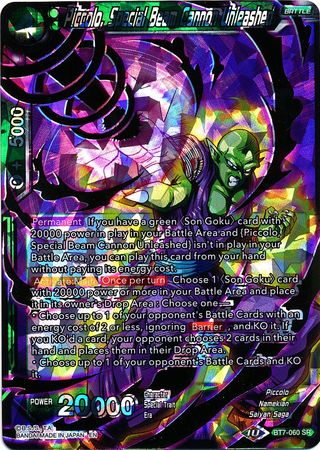 Piccolo, Special Beam Cannon Unleashed - BT7-060 - Super Rare available at 401 Games Canada