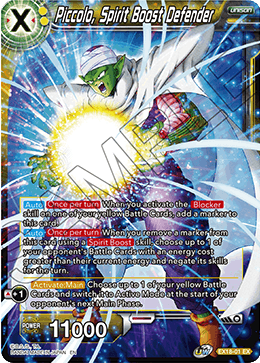 Piccolo, Spirit Boost Defender - EX18-01 - Expansion Rare available at 401 Games Canada