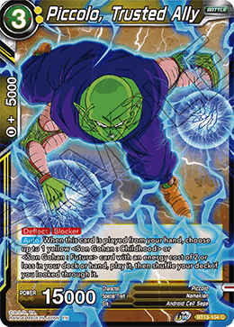 Piccolo, Trusted Ally - BT13-104 - Common available at 401 Games Canada