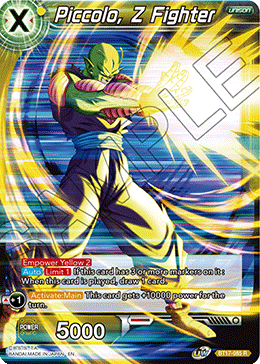 Piccolo, Z Fighter - BT17-085 - Rare available at 401 Games Canada