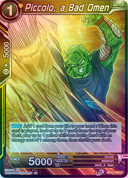 Piccolo, a Bad Omen - BT11-098 - Common (FOIL) available at 401 Games Canada