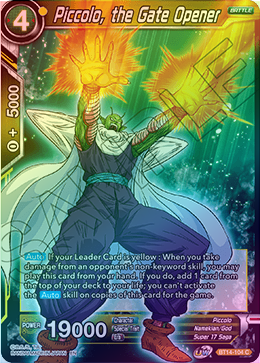 Piccolo, the Gate Opener - BT14-104 - Common (FOIL) available at 401 Games Canada