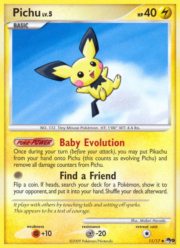 Pichu - 11/17 - Uncommon available at 401 Games Canada