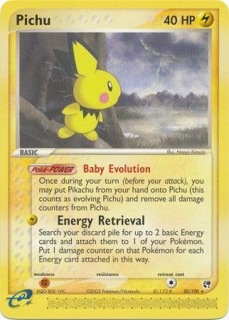 Pichu - 20/100 - Rare available at 401 Games Canada