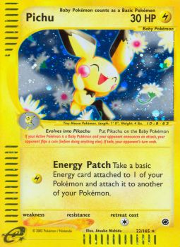 Pichu - 22/165 - Holo available at 401 Games Canada