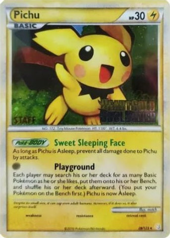 Pichu - 28/123 - (Staff) Pre-Release Promo