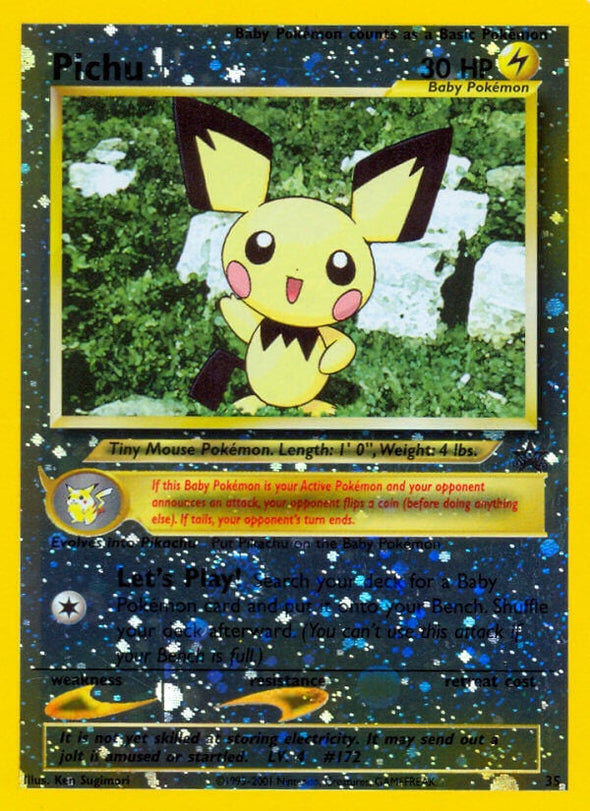 Pichu - 35 - Reverse Holo Promo available at 401 Games Canada