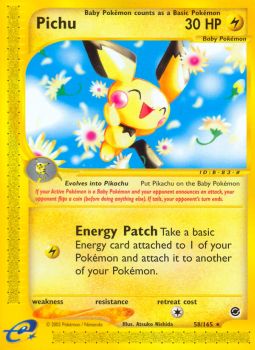 Pichu - 58/165 - Rare available at 401 Games Canada