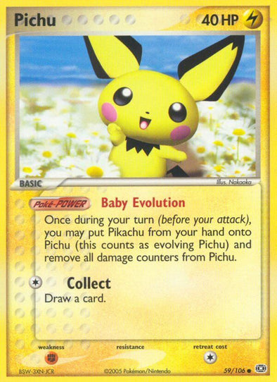 Pichu - 59/106 - Common available at 401 Games Canada