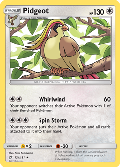 Pidgeot - 124/181 available at 401 Games Canada