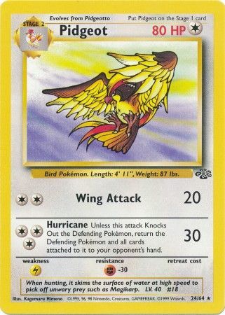 Pidgeot - 24/64 - Rare - Unlimited available at 401 Games Canada