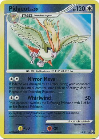 Pidgeot - 35/132 - Rare - Reverse Holo available at 401 Games Canada