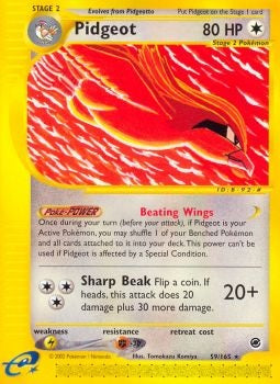 Pidgeot - 59/165 - Rare available at 401 Games Canada