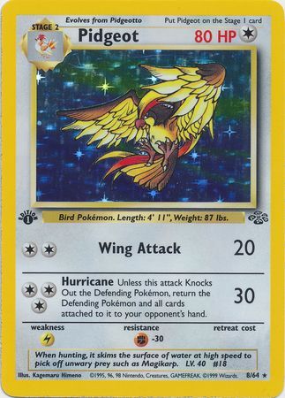 Pidgeot - 8/64 - Holo - 1st Edition available at 401 Games Canada