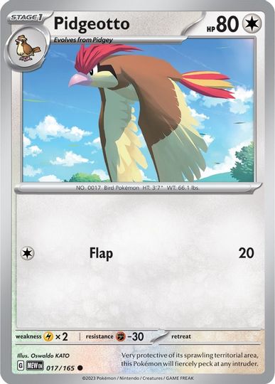 Pidgeotto - 017/165 - Common available at 401 Games Canada