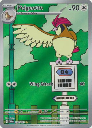 Pidgeotto - 208/197 - Illustration Rare available at 401 Games Canada