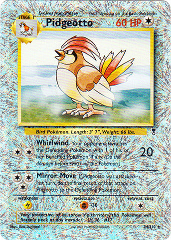 Pidgeotto - 34/110 - Rare - Reverse Holo available at 401 Games Canada