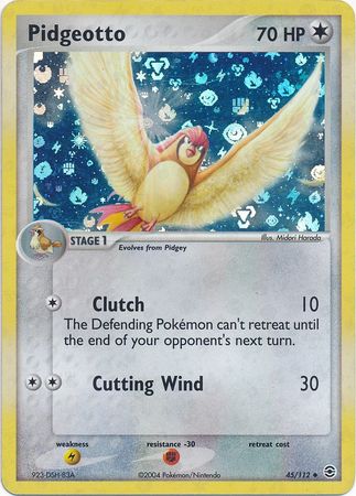 Pidgeotto - 45/112 - Uncommon - Reverse Holo available at 401 Games Canada