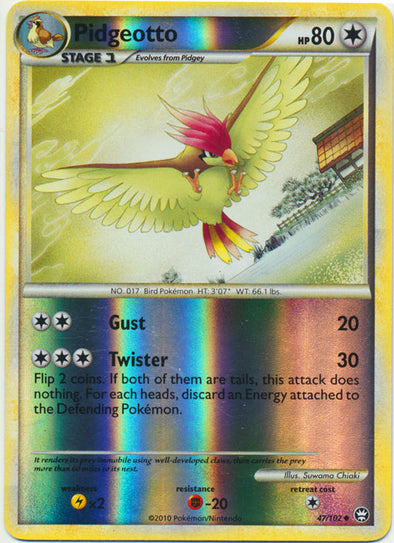 Pidgeotto - 47/102 - Uncommon - Reverse Holo available at 401 Games Canada