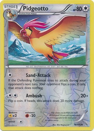 Pidgeotto - 76/106 - Uncommon - Reverse Holo available at 401 Games Canada