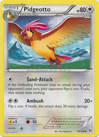 Pidgeotto - 76/106 - Uncommon available at 401 Games Canada