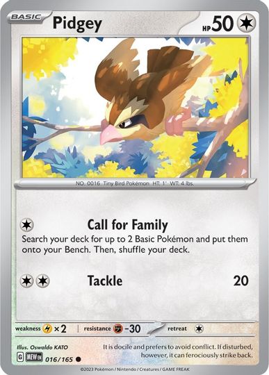 Pidgey - 016/165 - Common available at 401 Games Canada