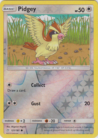 Pidgey - 121/181 - Common - Reverse Holo available at 401 Games Canada