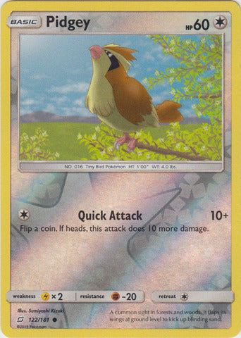 Pidgey - 122/181 - Common - Reverse Holo available at 401 Games Canada