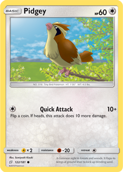 Pidgey - 122/181 available at 401 Games Canada