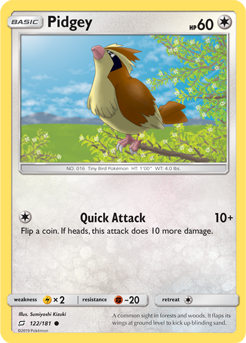 Pidgey - 122/181 - Common available at 401 Games Canada
