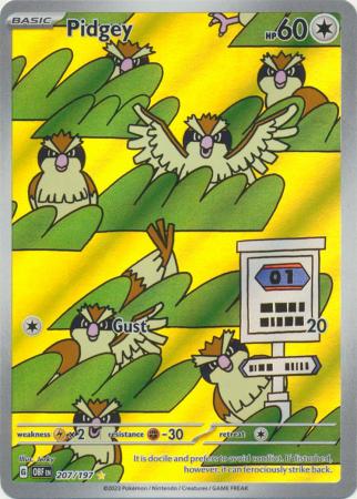 Pidgey - 207/197 - Illustration Rare available at 401 Games Canada